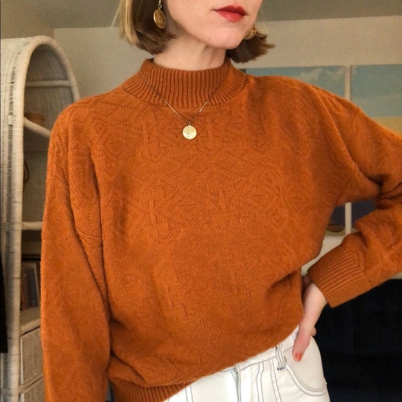Vintage | Sweaters | Vintage Burnt 